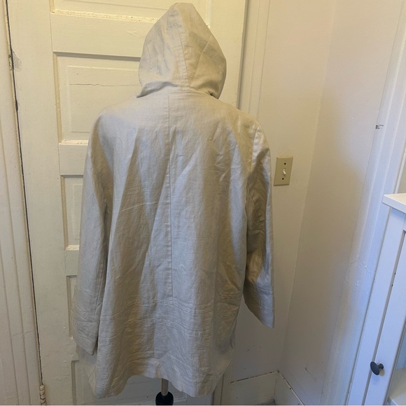 Saint James Women's Hooded Double-Breasted Jacket Lightweight - Picture 8 of 9